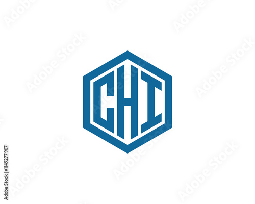 CHI logo design vector template. CHI