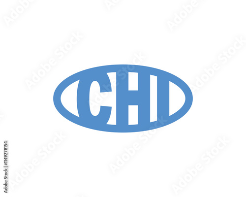CHI logo design vector template. CHI