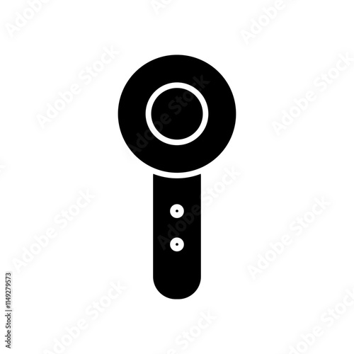 loupe glyph icon
