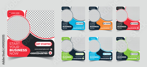 Stand out in the digital space with digital marketing social media post templates designed for maximum impact. Ideal for ads, social media, and email campaigns to boost engagement and conversions.