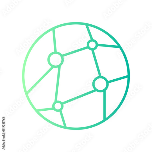 globe gradient icon photo