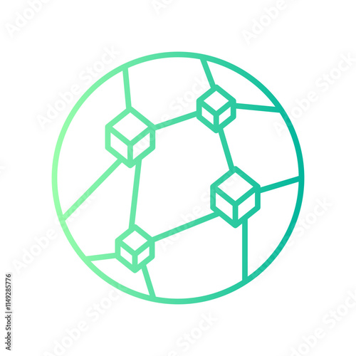 interoperability gradient icon