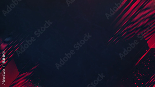 Navy and red background design