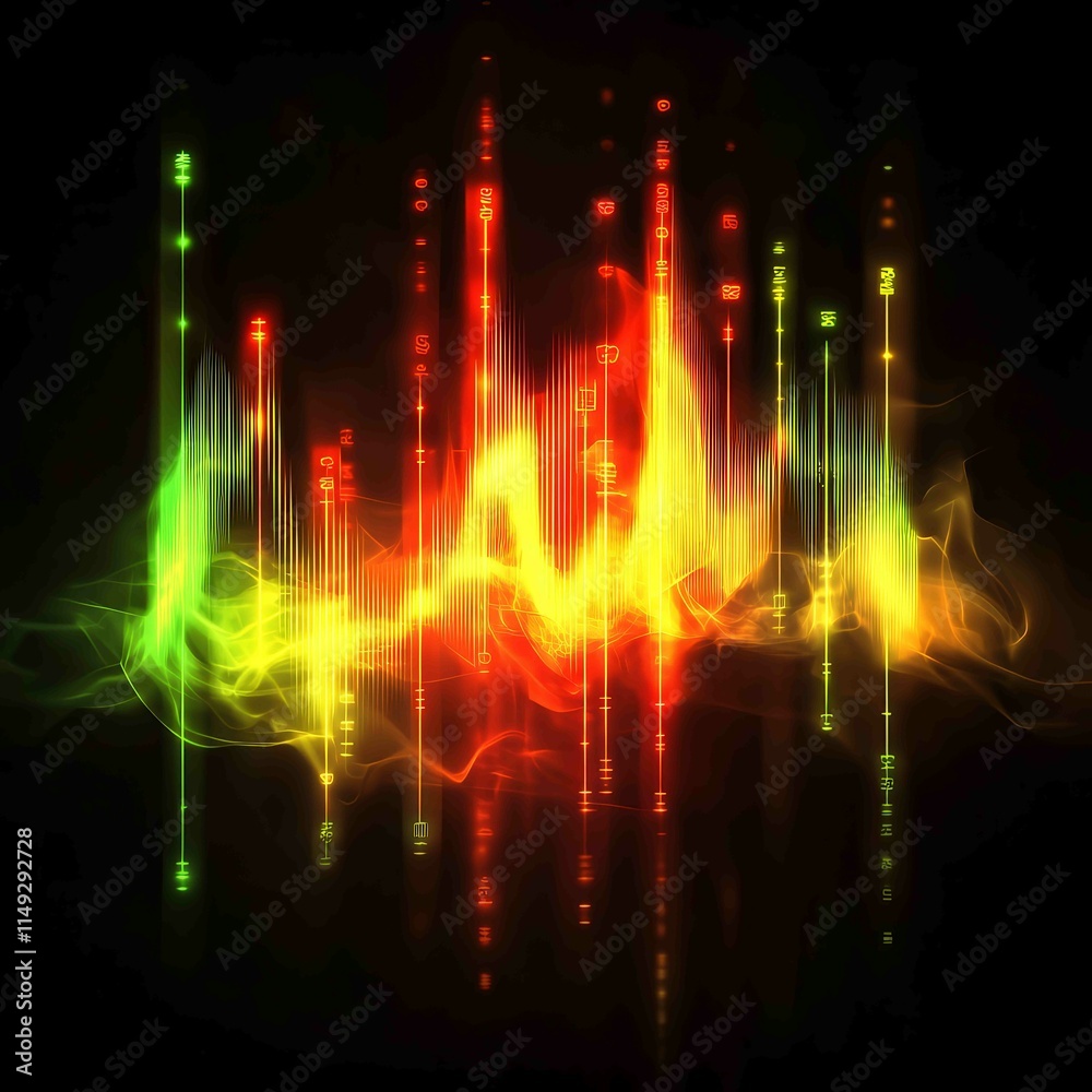 Sound Wave Illuminated in the Darkness
Sound Wave Illuminated in the Darkness