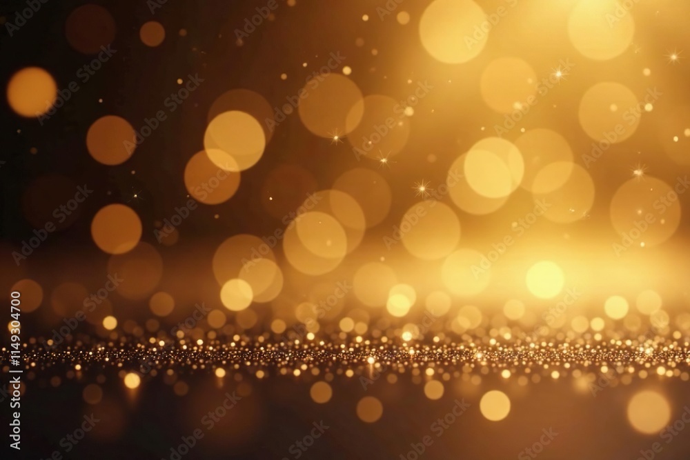 high-end decor background with gold sparkle and bokeh light, sparkly accents, glittering details
