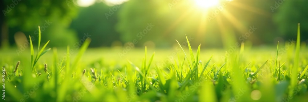 Soft focus landscape with flying grass cuttings, meadow scenery, outdoorsy scene, natural wonder Soft focus landscape with flying grass cuttings, meadow scenery, outdoorsy scene, natural wonder