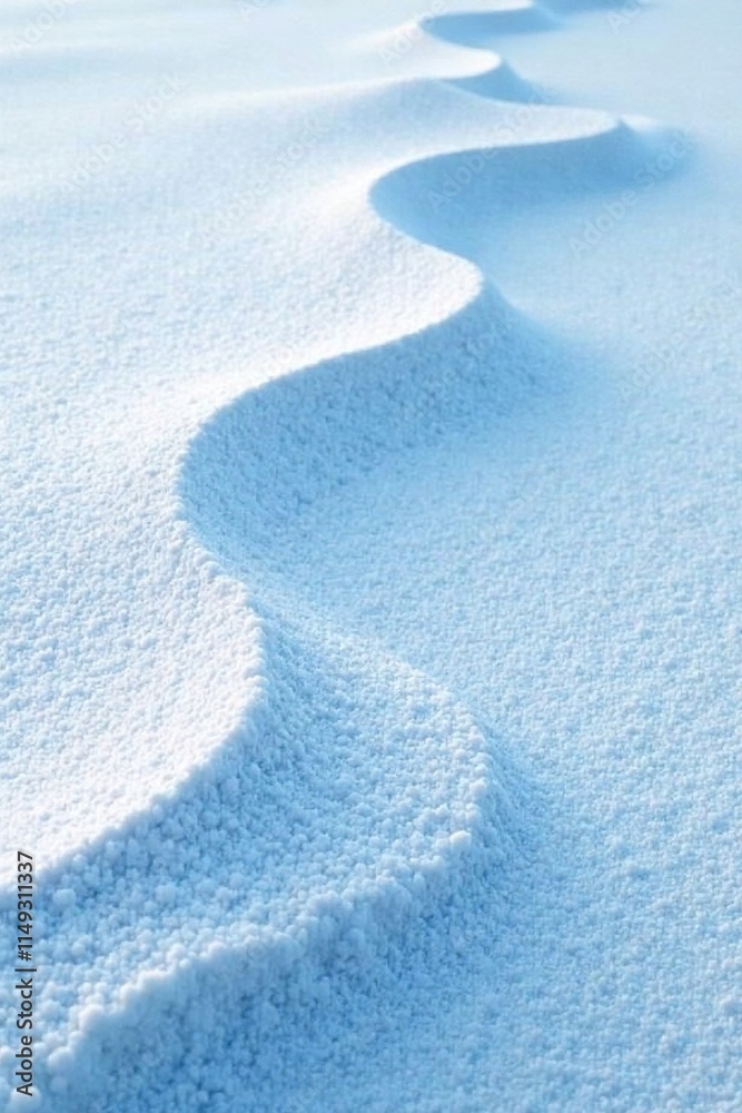 Drifting snow forms undulating ridges on frozen ground, frozen hills, frosty landscape, snowy terrain Drifting snow forms undulating ridges on frozen ground, frozen hills, frosty landscape, snowy terrain