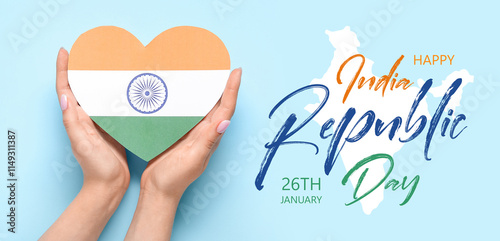 Female hands with Indian fl...