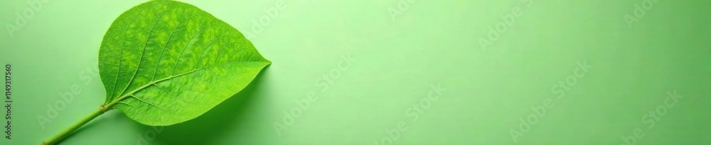 Single cassia leaf on a minimalist background, greenery, foliage Single cassia leaf on a minimalist background, greenery, foliage