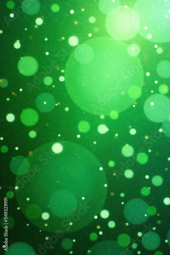 Sparkling green sugar crystals on a frosted glass windowpane, shimmering, window, sparky photo