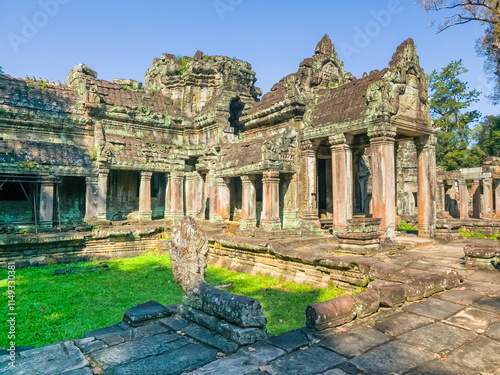 Preah Khan Wat temple in Angkor, Cambodia