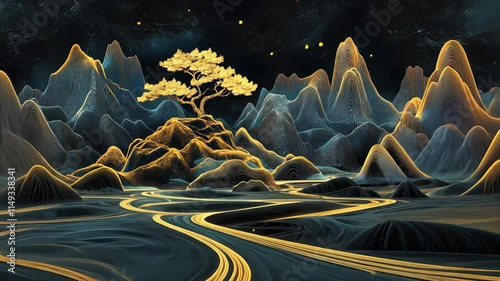 holography ink landscape