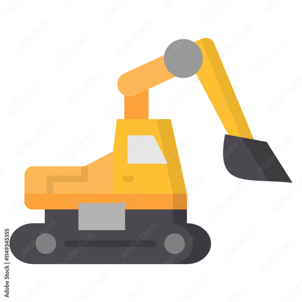 Excavator Icon Excavator Icon