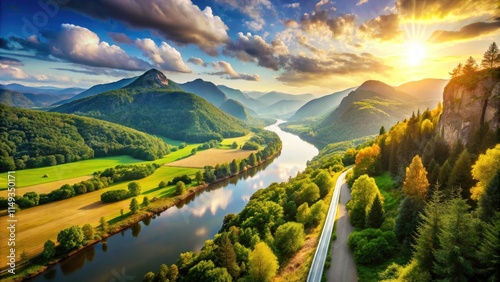 Stunning Landscape Loading Bar Photography: Epic Nature Progress Bar Images