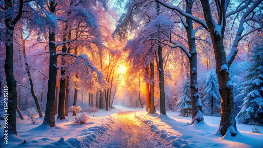 Surreal Winter Forest Photography: Enchanting Snowscape, Magical Trees, Mystical Woods Surreal Winter Forest Photography: Enchanting Snowscape, Magical Trees, Mystical Woods