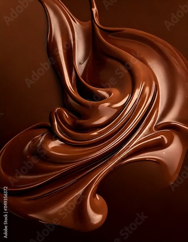 溶けるチョコレートのイメージ背景