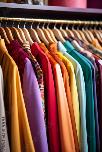 Wallpaper Mural Alluring Array of Chic Clothing Displayed in an Upscale Fashion Boutique Torontodigital.ca