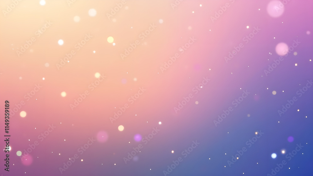 Abstract background with soft pastel gradient colors and bokeh lights. Concept of dream, fantasy, and magic. Abstract background with soft pastel gradient colors and bokeh lights. Concept of dream, fantasy, and magic.