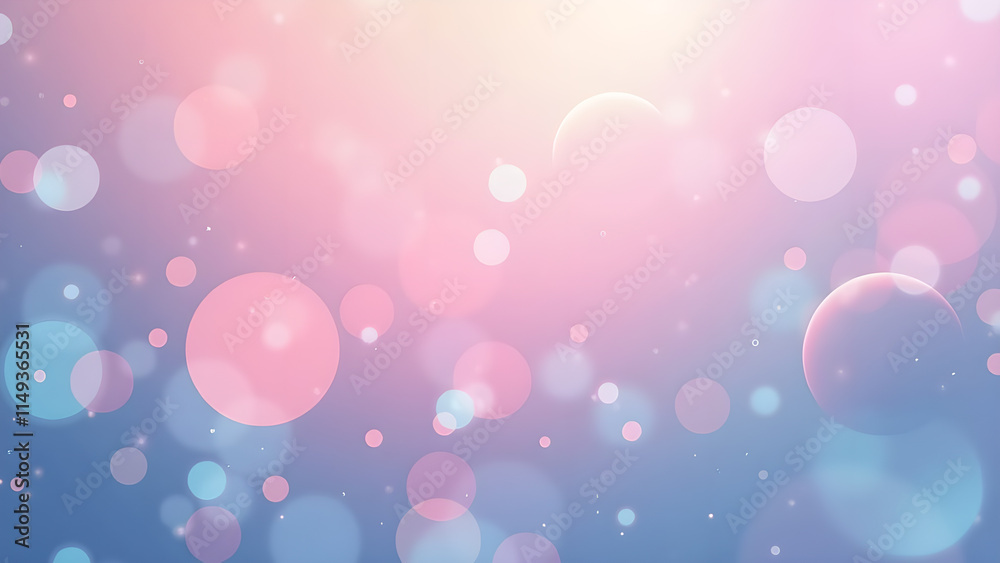 Abstract background with bokeh lights. Concept of celebration, festivity, and joy.