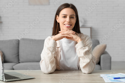 Beautiful young happy woman...