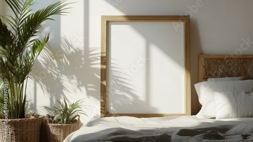 Minimalist Bedroom with a Blank Canvas for Inspiration
