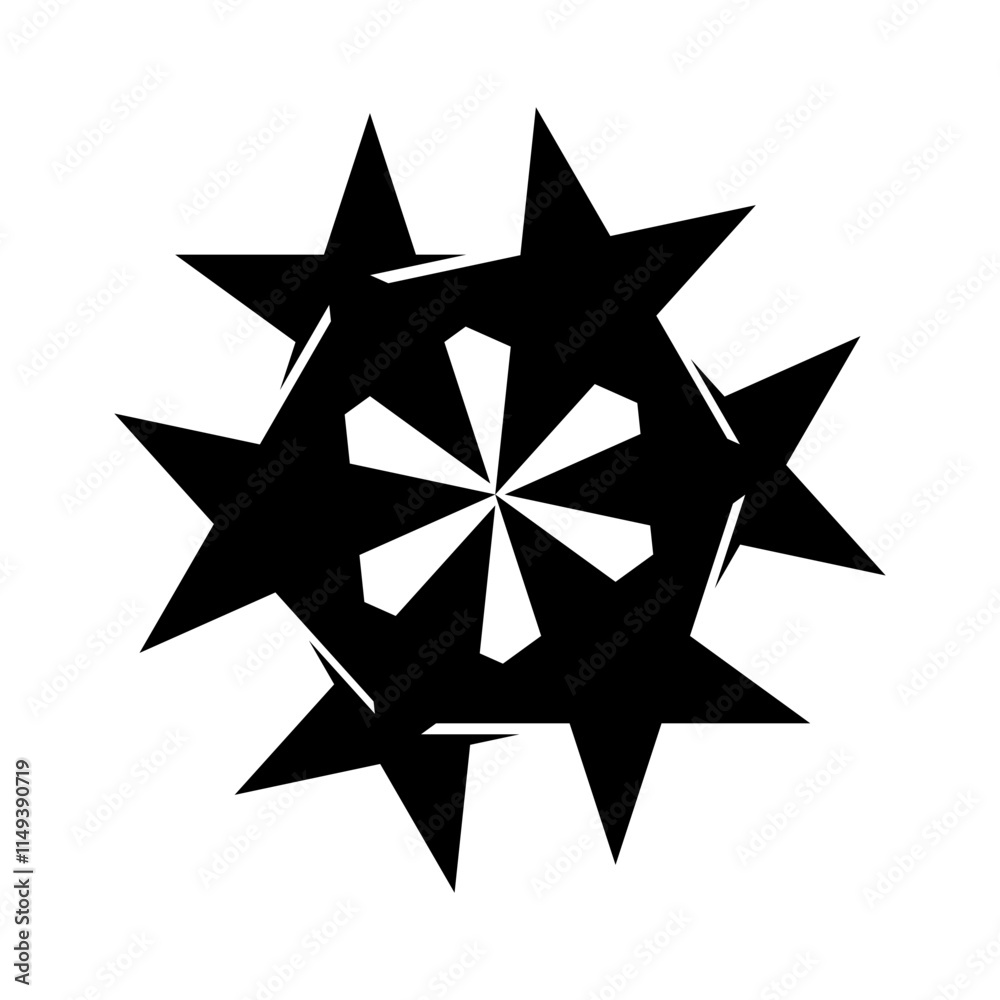 A FLORAL THEME VECTOR ICON A FLORAL THEME VECTOR ICON