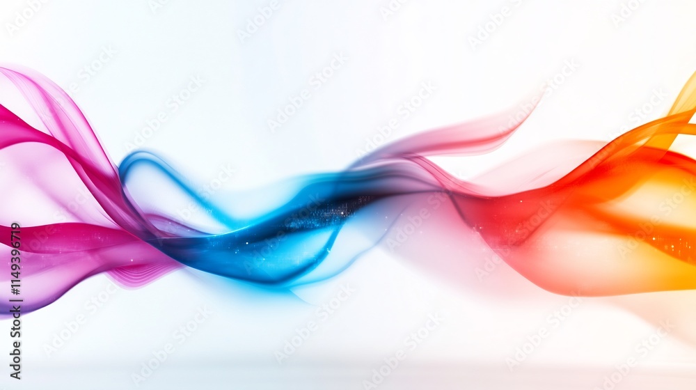 Abstract Colorful Smoke Waves: A Digital Art Piece Abstract Colorful Smoke Waves: A Digital Art Piece
