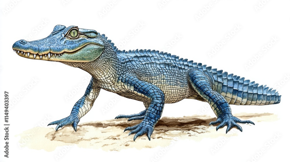 Fototapeta premium Blue Juvenile Alligator