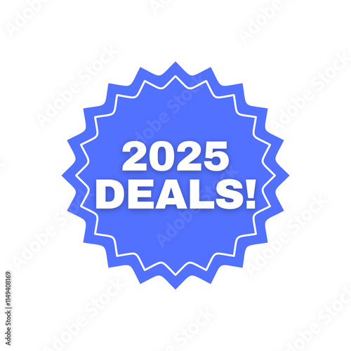 Tag sign New Year Deals 2025