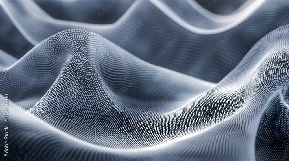 Abstract 3D Wave Pattern Abstract 3D Wave Pattern