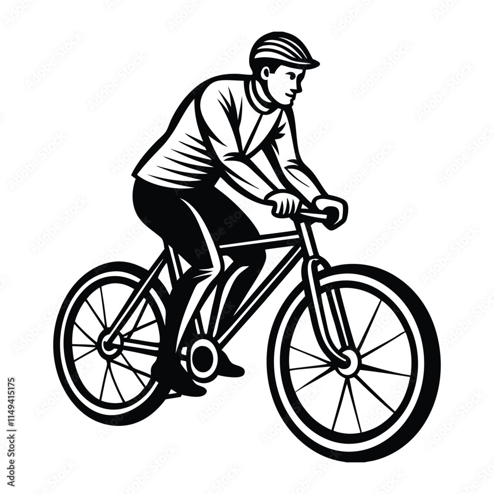 man riding bike illustrations vector graphics man riding bike illustrations vector graphics