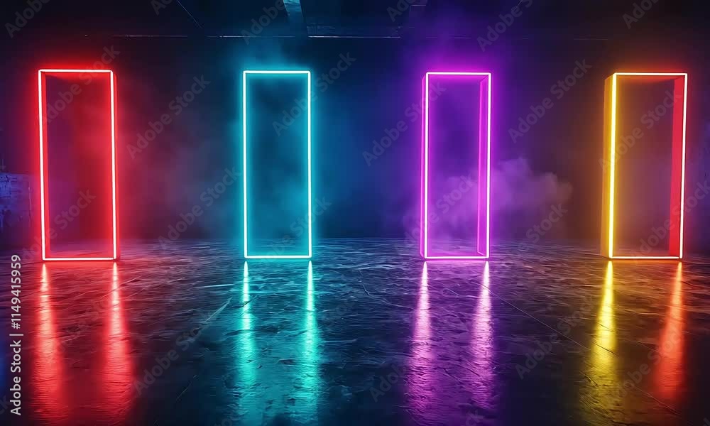 custom made wallpaper toronto digitalbackground with neon lights