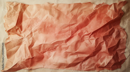 Wallpaper Mural Wrinkled Red Paper Texture Background: Vintage, Grunge, Abstract Torontodigital.ca