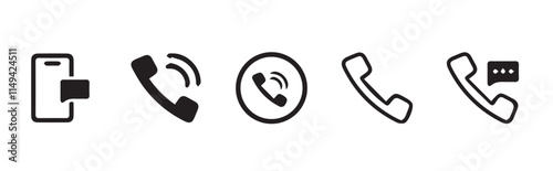 Phone icon set. Contact icon. Website set icon vector. for computer and mobile ect.eps 10
