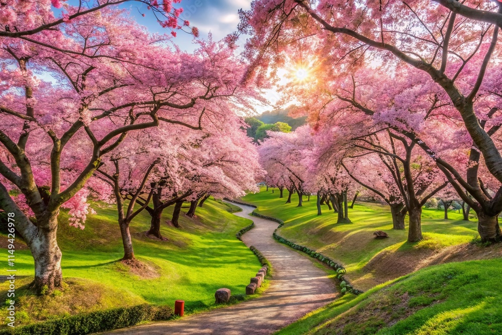 Okinawa Sakura: Dreamlike Cherry Blossom Park in Japan
