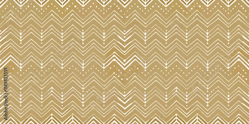 Geometric zigzag pattern in soft beige and white tones creating an elegant, textured background.