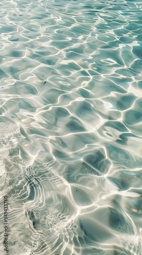 Crystal Clear Shallow Water Ripples