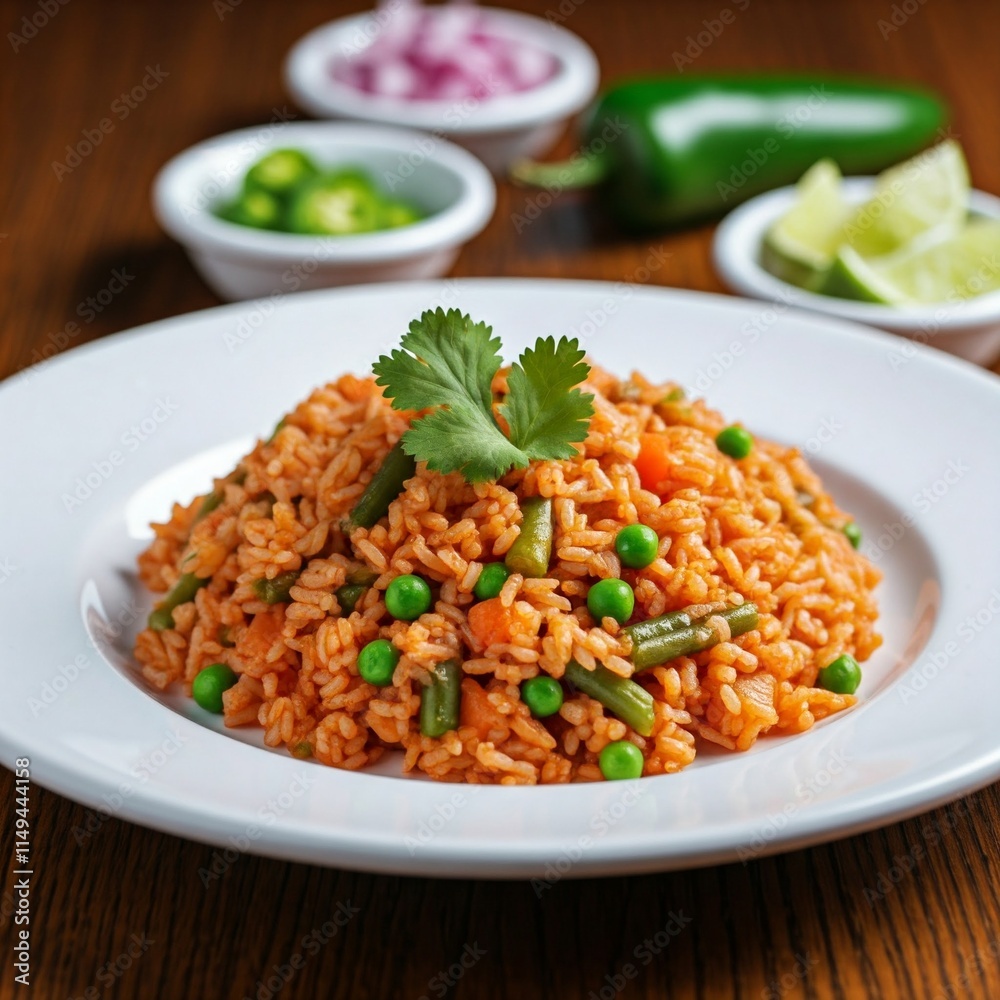 Red Rice with Vegetables Red Rice with Vegetables