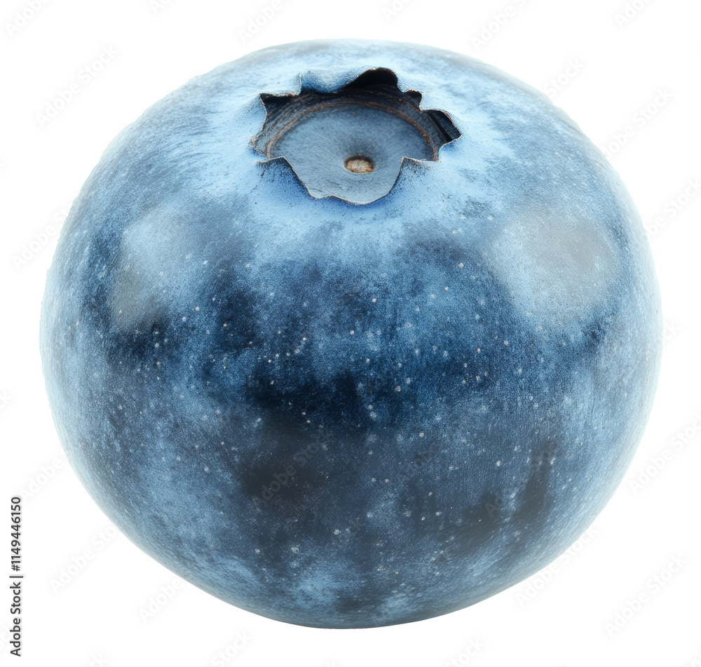 Close-up of a fresh blueberry isolated on white background Close-up of a fresh blueberry isolated on white background