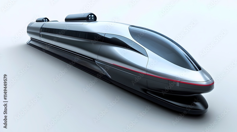 Futuristic High-Speed Train Concept Design with Sleek Aesthetic and Advanced Technology Futuristic High-Speed Train Concept Design with Sleek Aesthetic and Advanced Technology