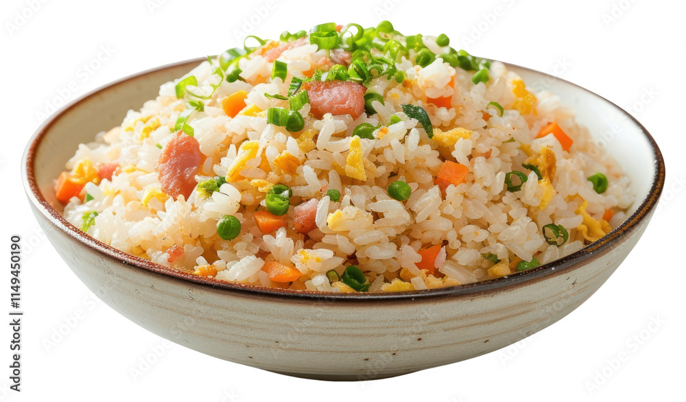 PNG Fried rice in blow plate food PNG Fried rice in blow plate food