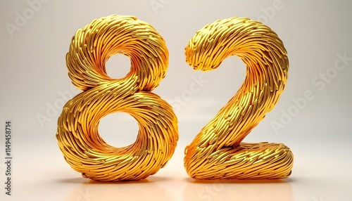 Eighty-Two Golden Number Design photo