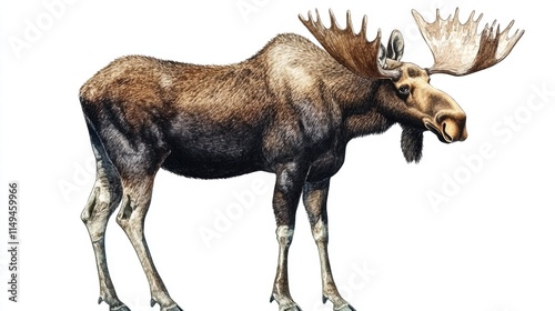 Wallpaper Mural Majestic Moose with Antlers Torontodigital.ca