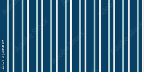 Background with vertical stripes. Nautical stripes with various blue combination. Sea vibe stripes pattern seamless. Suitable for digital usage or print paper and textile or fashion