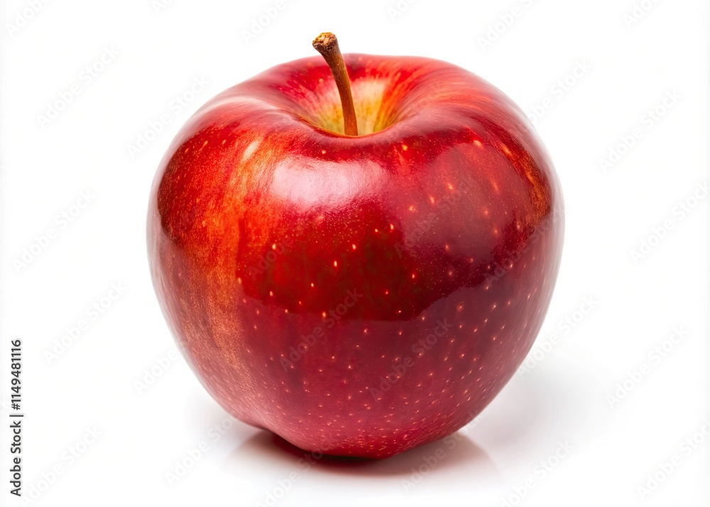 Red Apple Whole, Isolated White Background, Stock Photo, High Resolution, Food Photography, Fruit Image, Culinary, Fresh Apple, Crisp Apple, Shiny Apple, Perfect Apple Red Apple Whole, Isolated White Background, Stock Photo, High Resolution, Food Photography, Fruit Image, Culinary, Fresh Apple, Crisp Apple, Shiny Apple, Perfect Apple