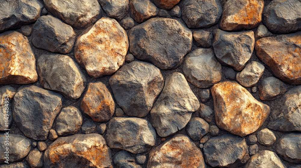 Rustic stone wall texture with natural rock pattern Rustic stone wall texture with natural rock pattern