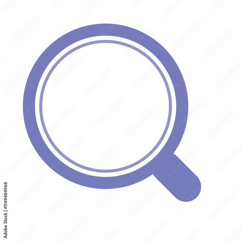 Stylish Magnifying Glass Icon for Search and Exploration Stylish Magnifying Glass Icon for Search and Exploration