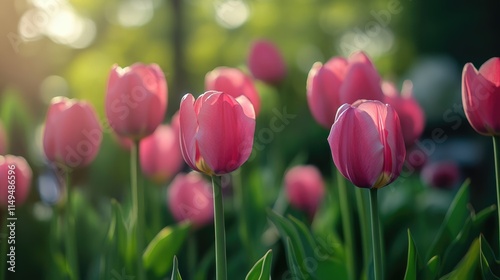 tulips in the garden