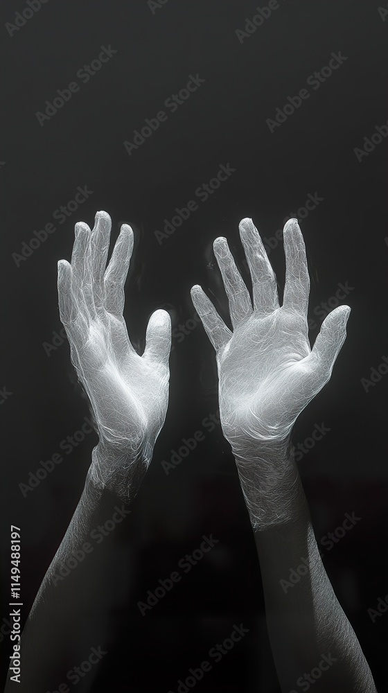 Reaching Hands: A Monochrome Study in Human Anatomy Reaching Hands: A Monochrome Study in Human Anatomy