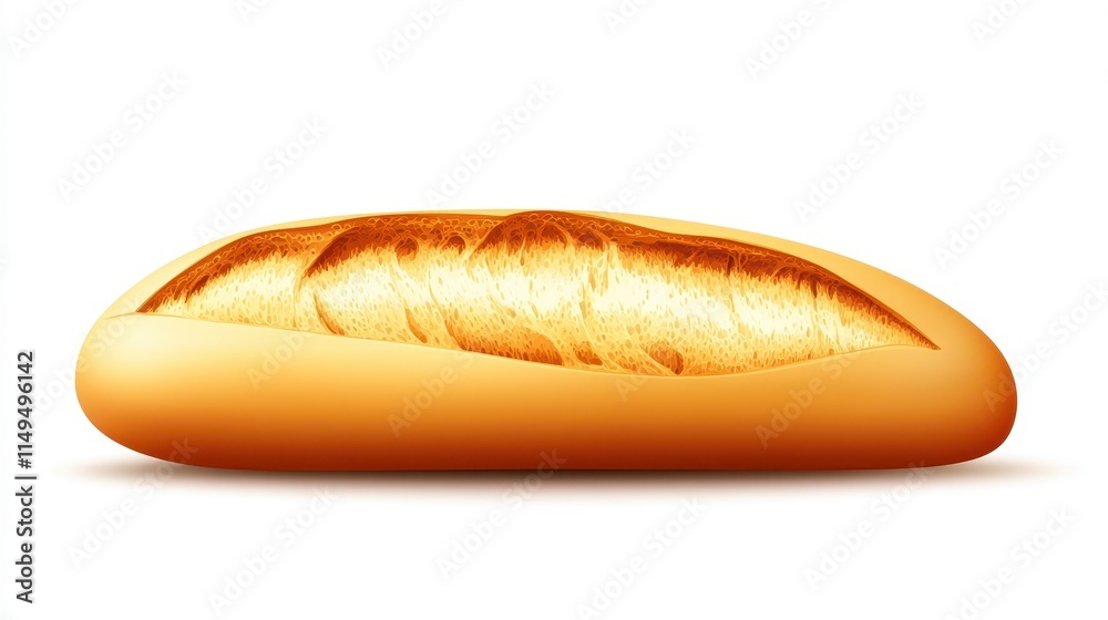 Vector illustration of freshly baked bread, a graphic design for bakery and food enthusiasts Vector illustration of freshly baked bread, a graphic design for bakery and food enthusiasts
